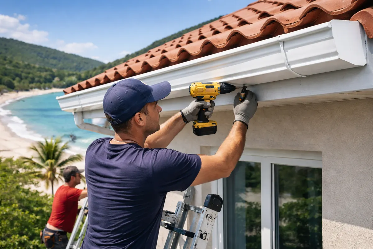 Instalação de calha em Paranaguá